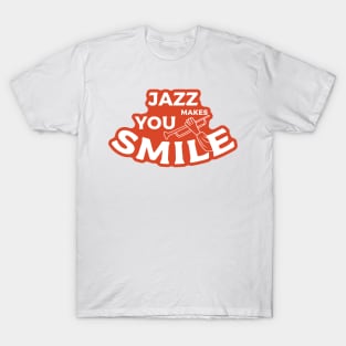 Jazz Makes You Smile T-Shirt